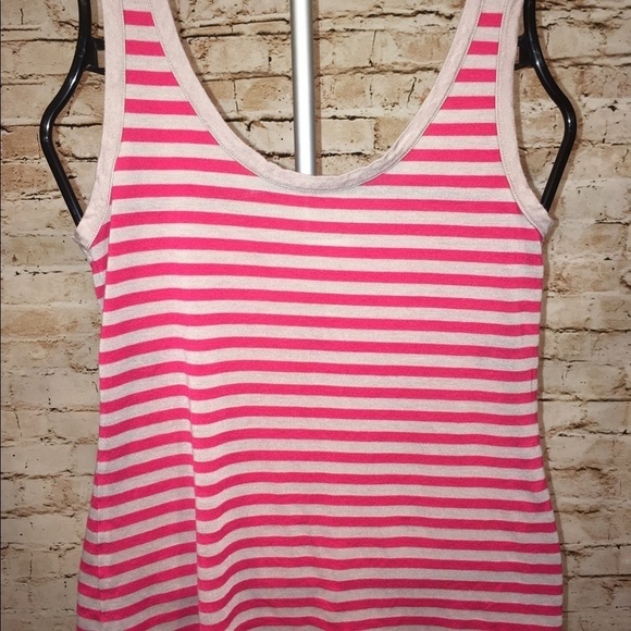 AG Adriano Goldschmied Striped Sleeveless Tank Top Shirt XS Made USA - Picture 1 of 4